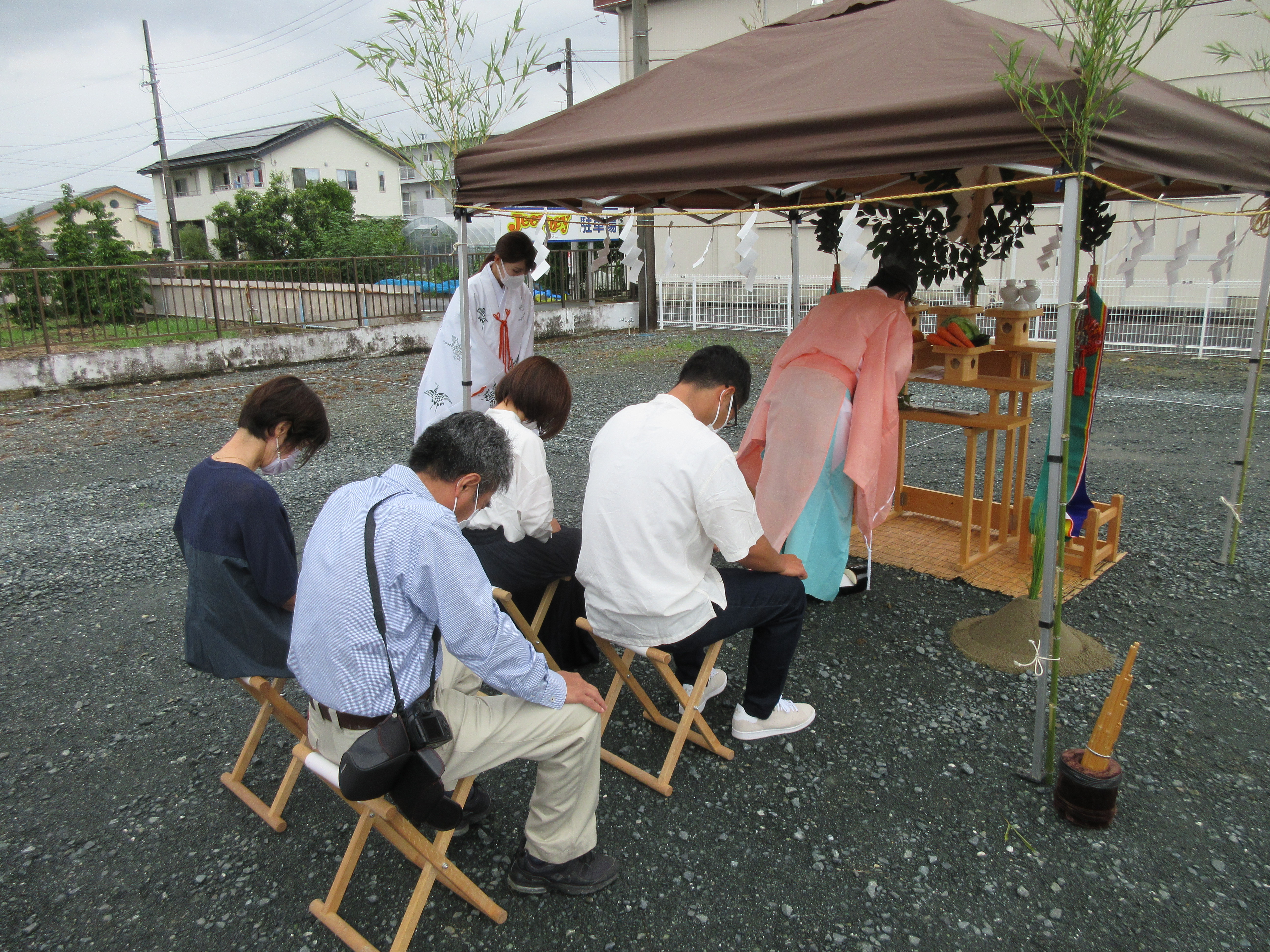 地鎮祭おめでとうございます。