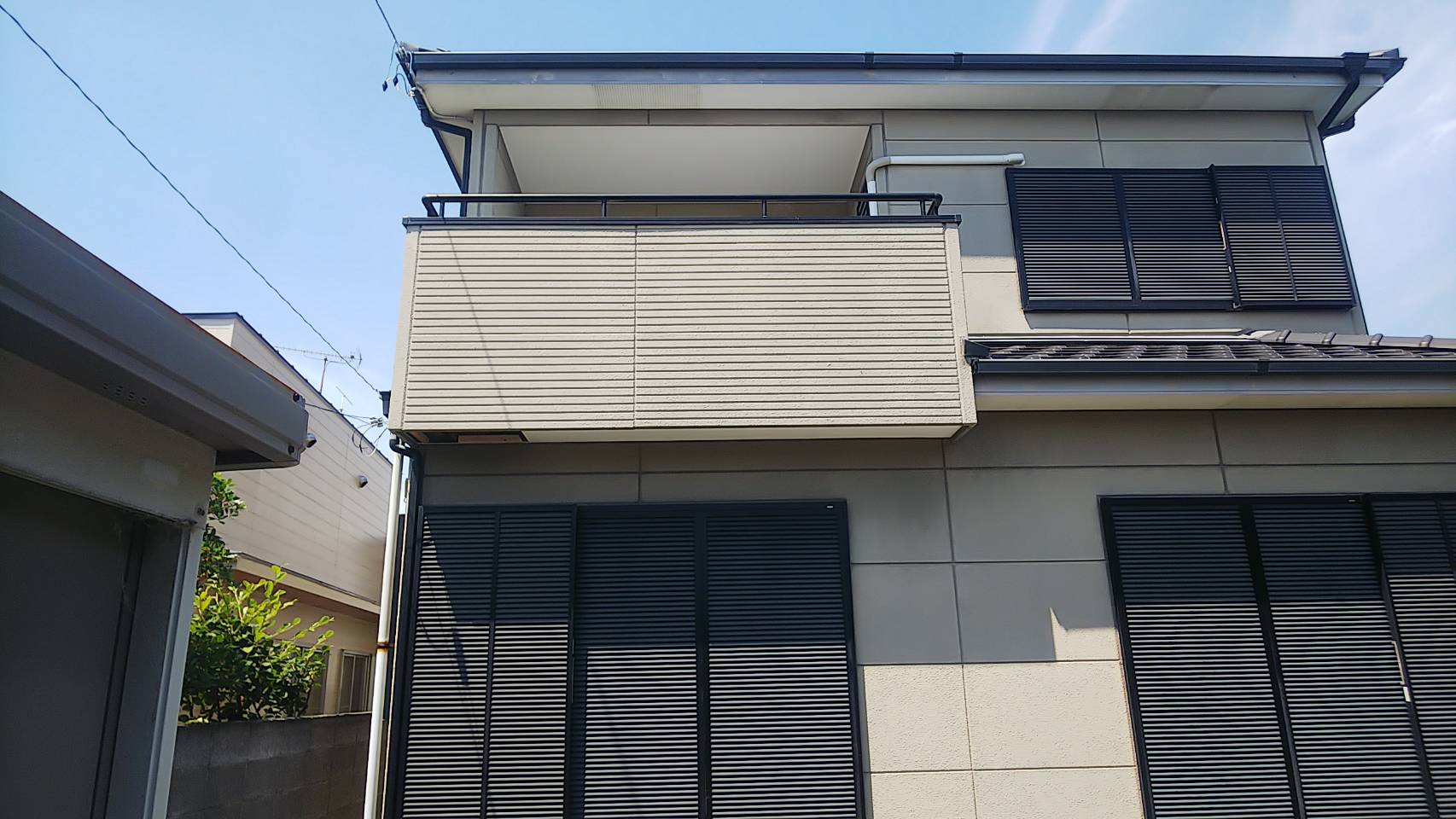 ベランダの雨漏り工事