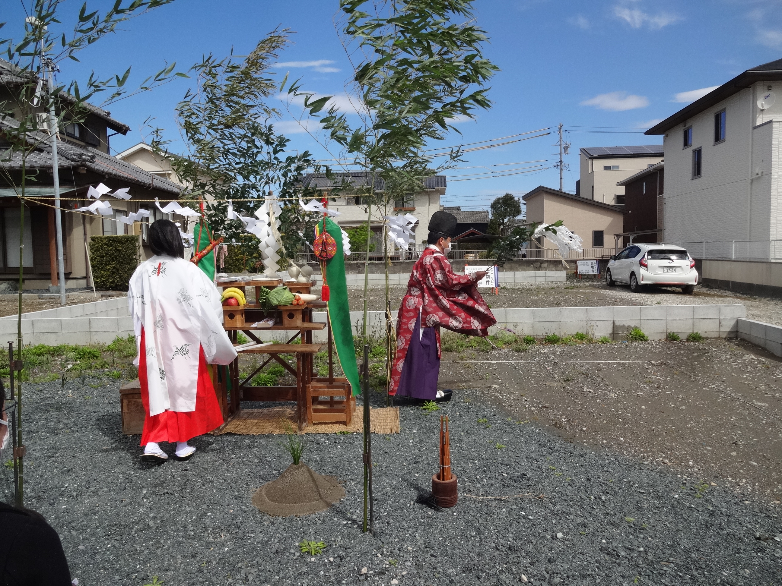 地鎮祭おめでとうございます！