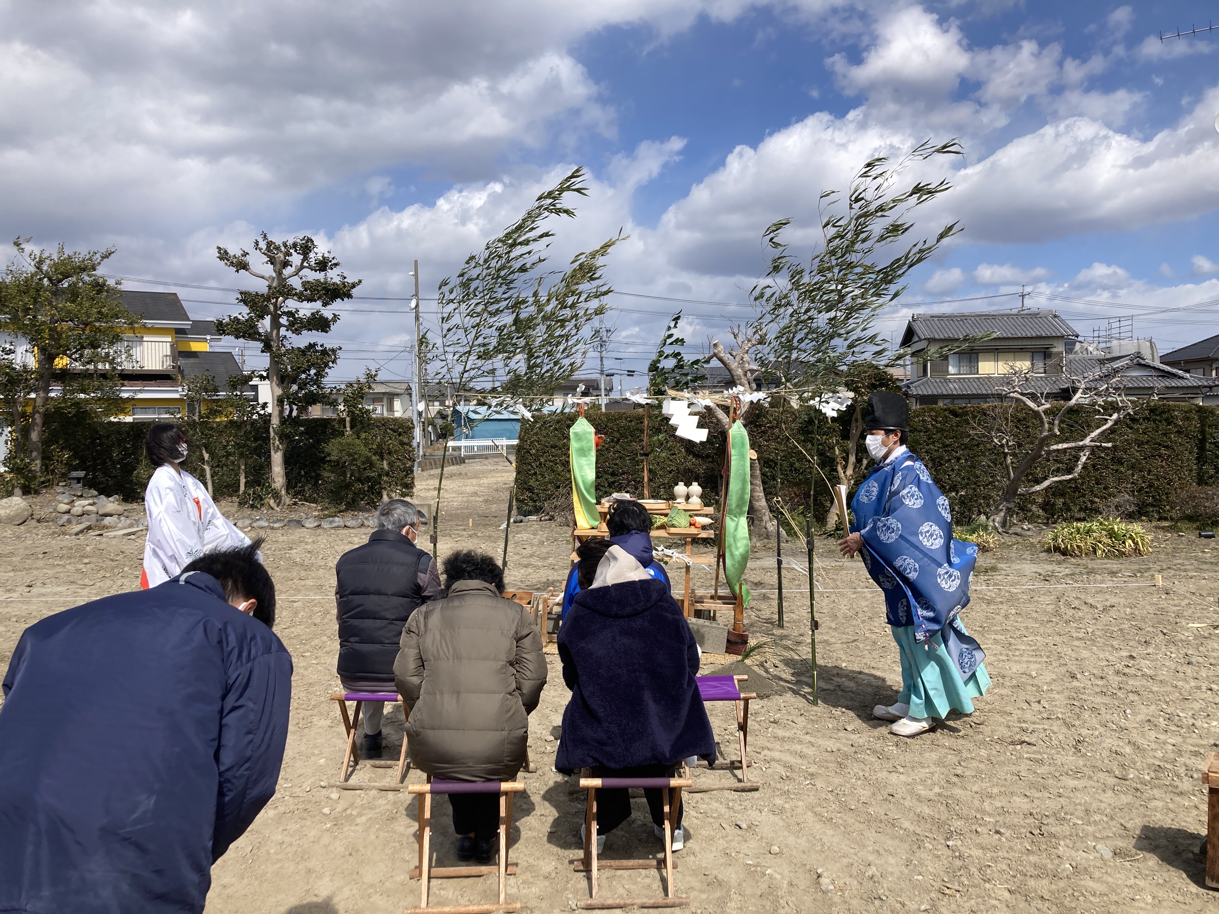 地鎮祭おめでとうございます！