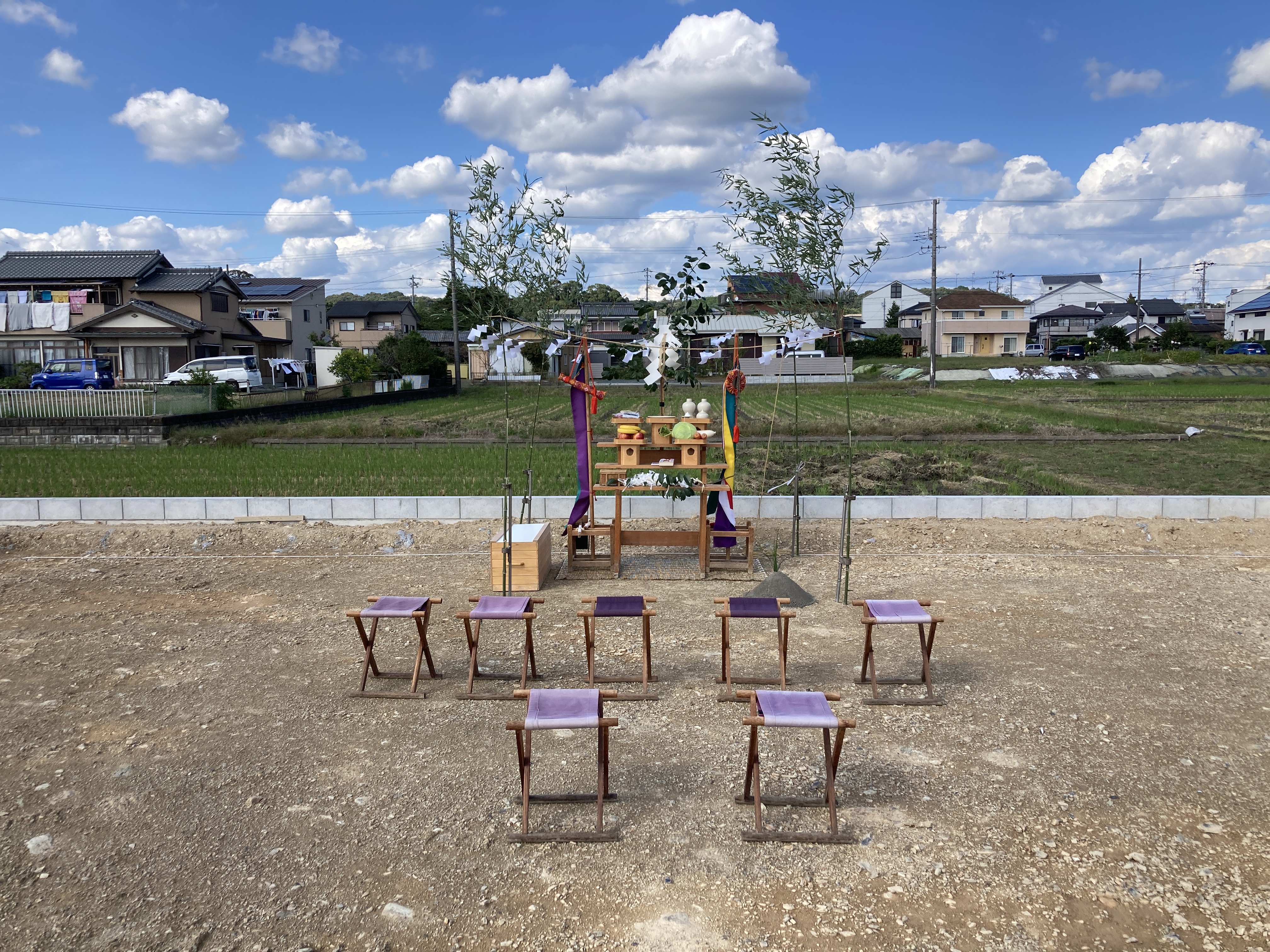 地鎮祭おめでとうございます！