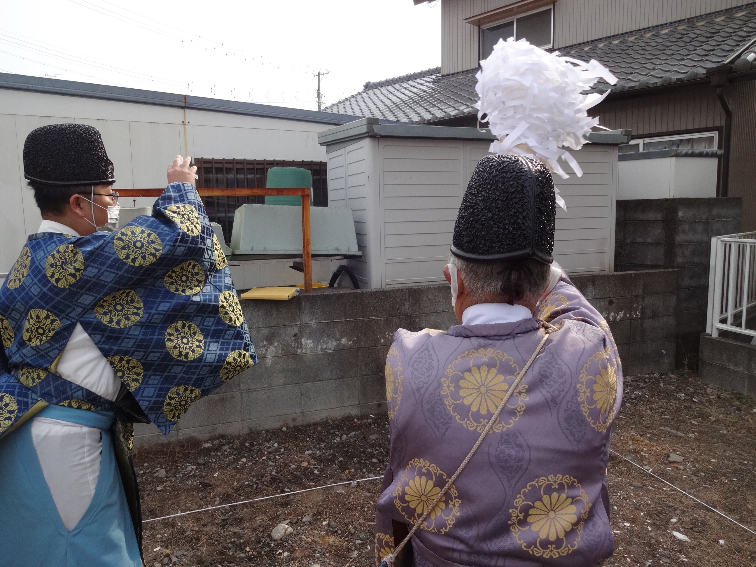 地鎮祭おめでとうございます！
