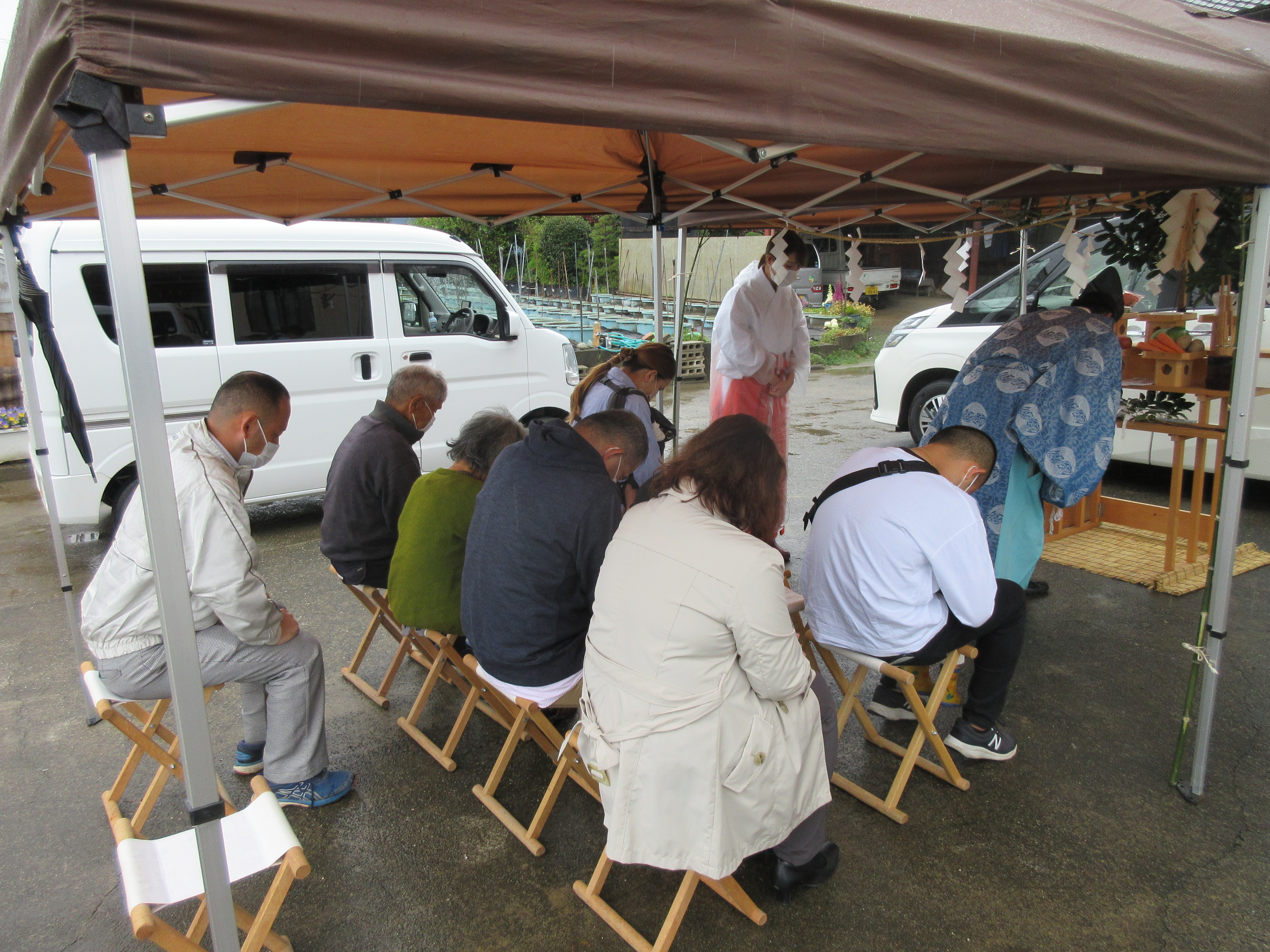 地鎮祭おめでとうございます。