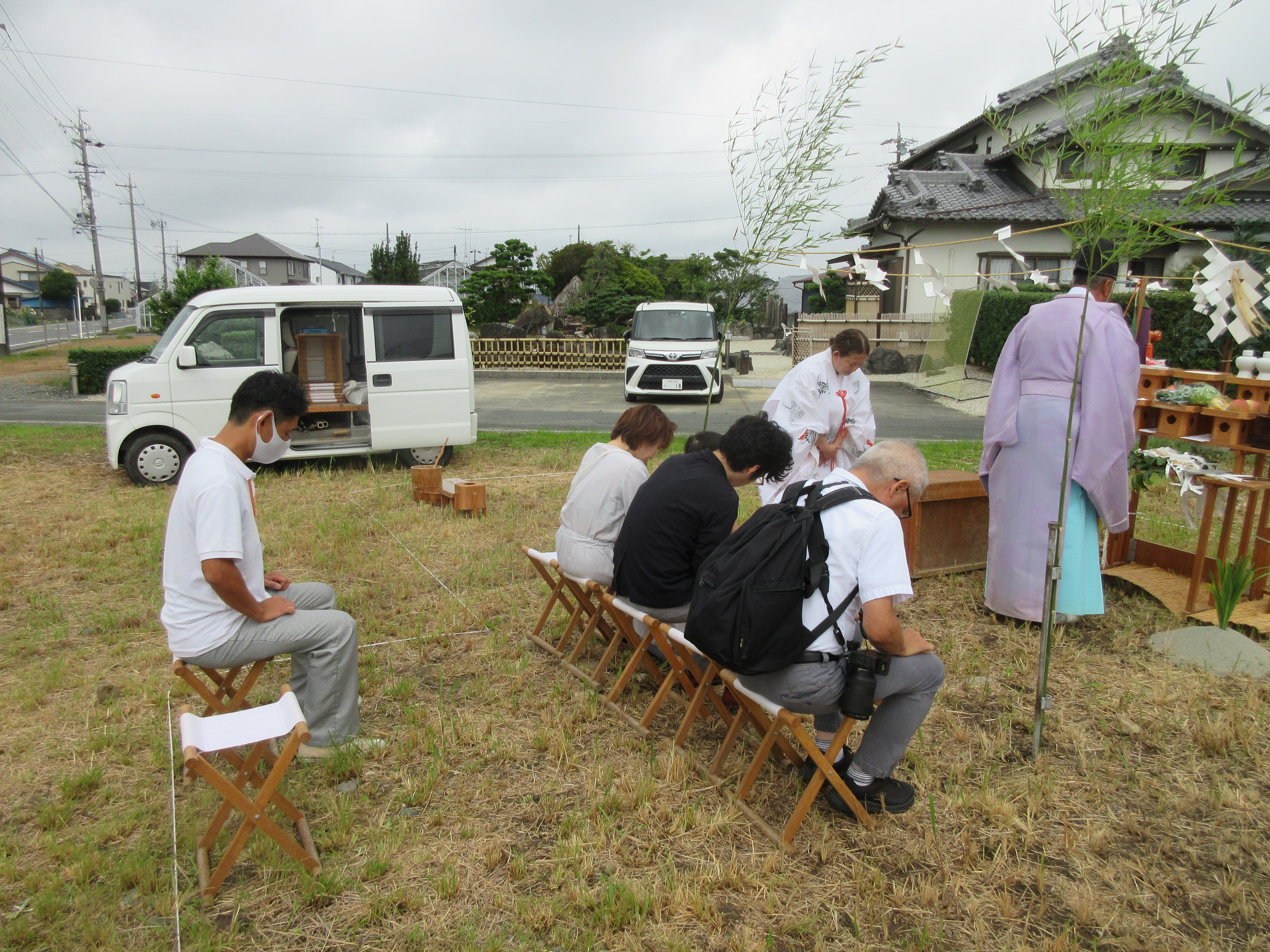 地鎮祭おめでとうございます。