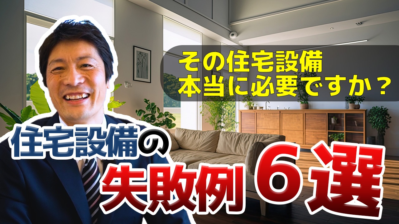 【注文住宅】本当に大丈夫ですか！？この設備をつけたら失敗する6選！