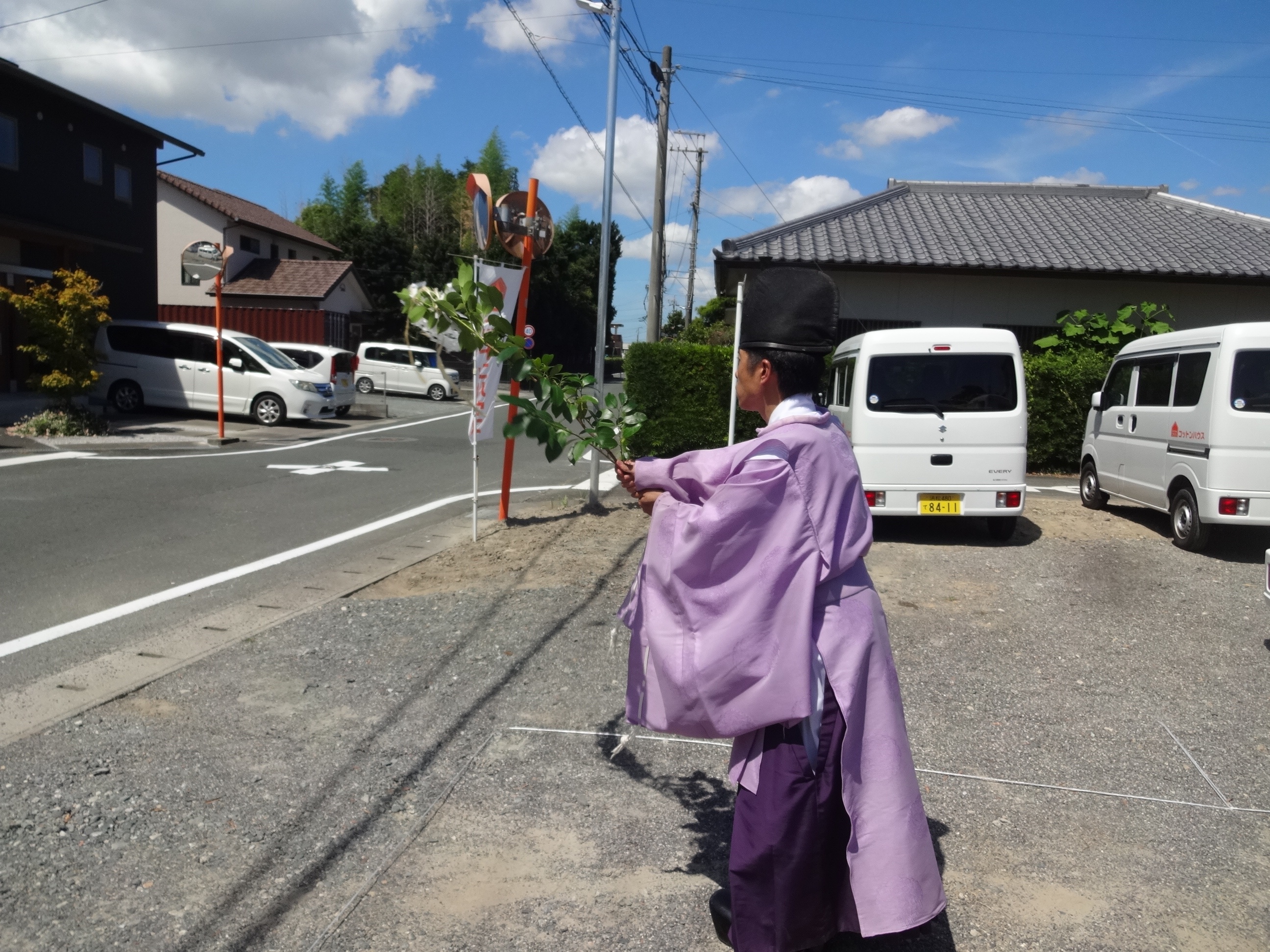 地鎮祭おめでとうございます！