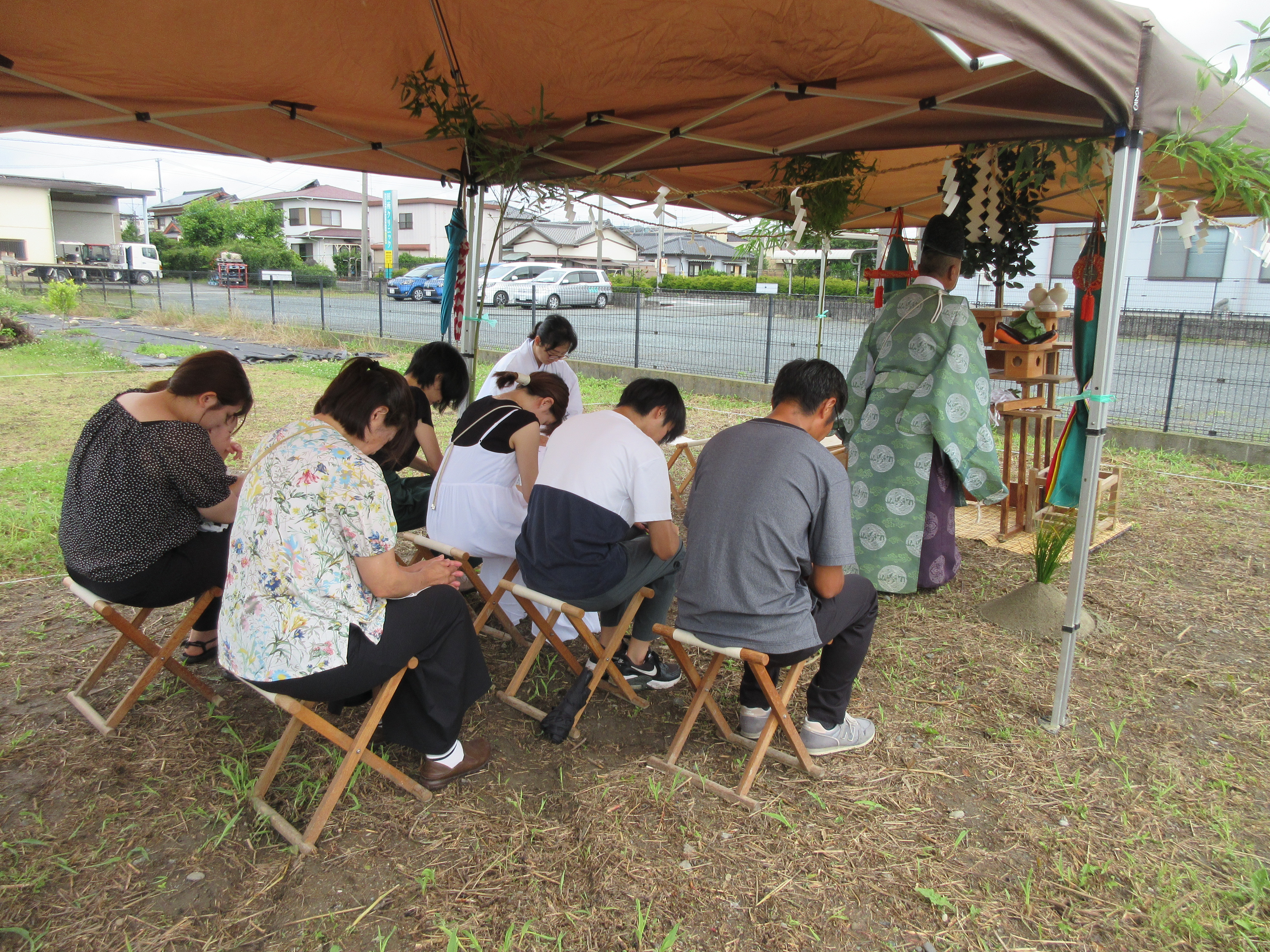 地鎮祭おめでとうございます