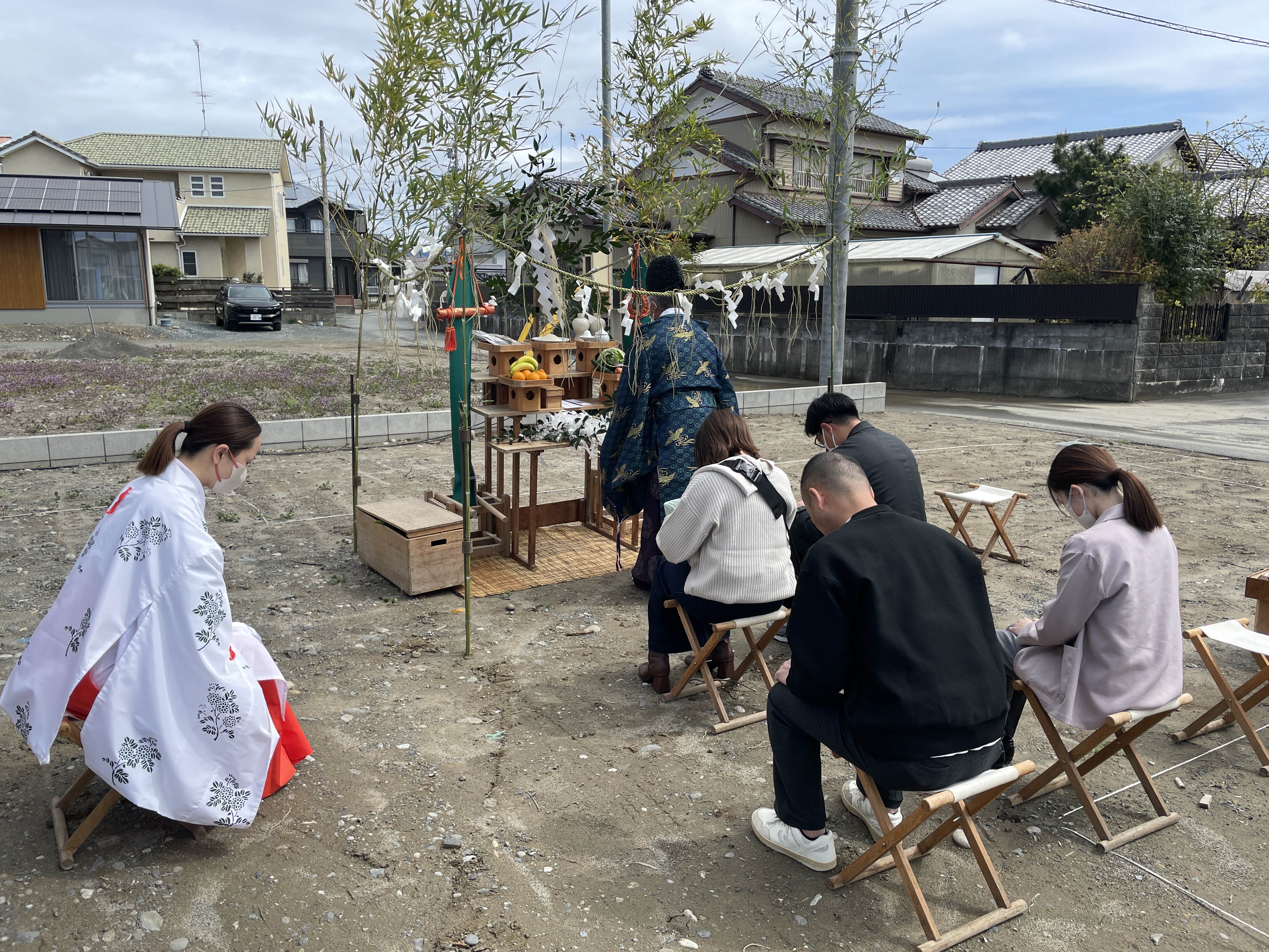 地鎮祭おめでとうございます