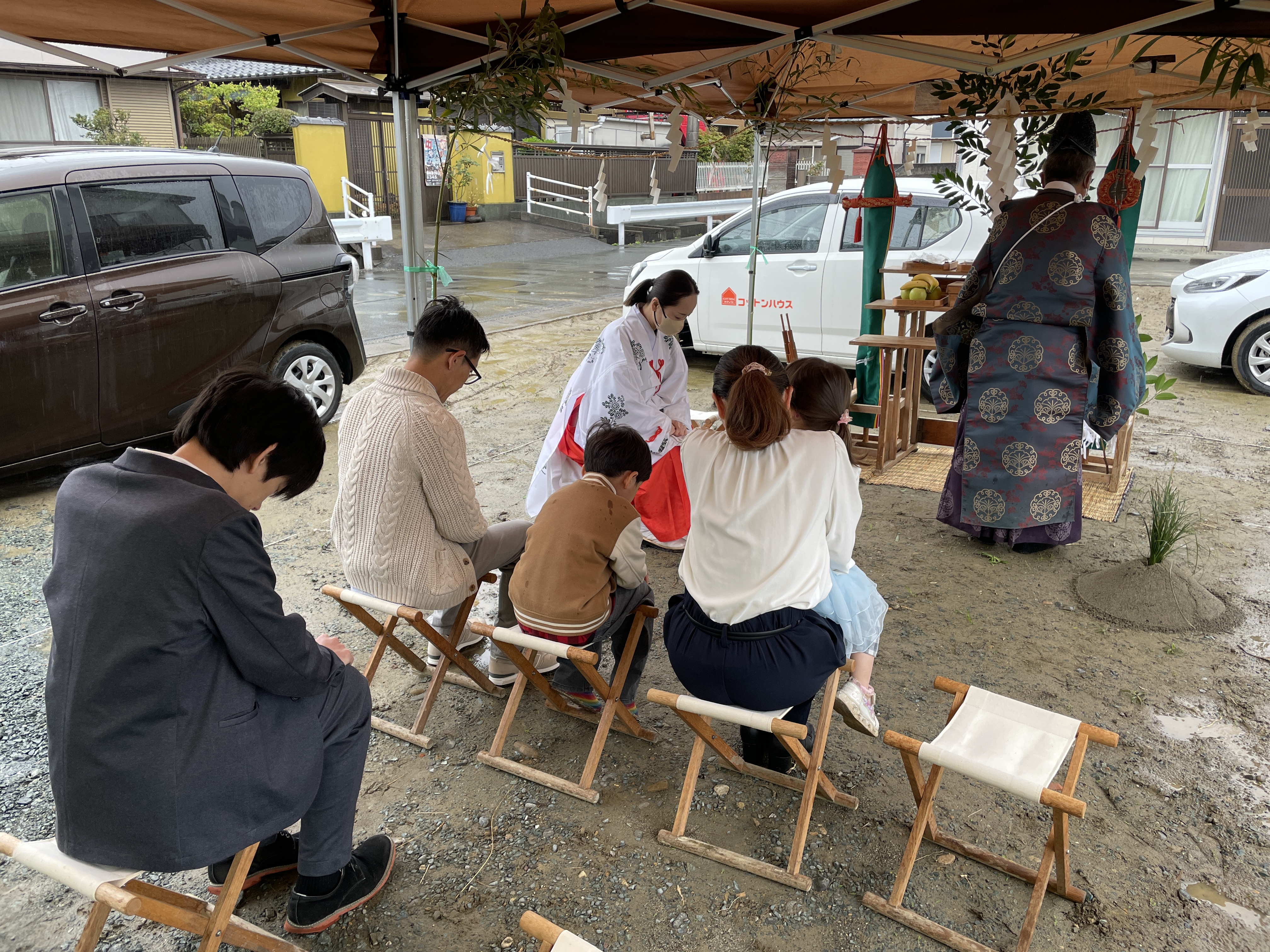 地鎮祭おめでとうございます