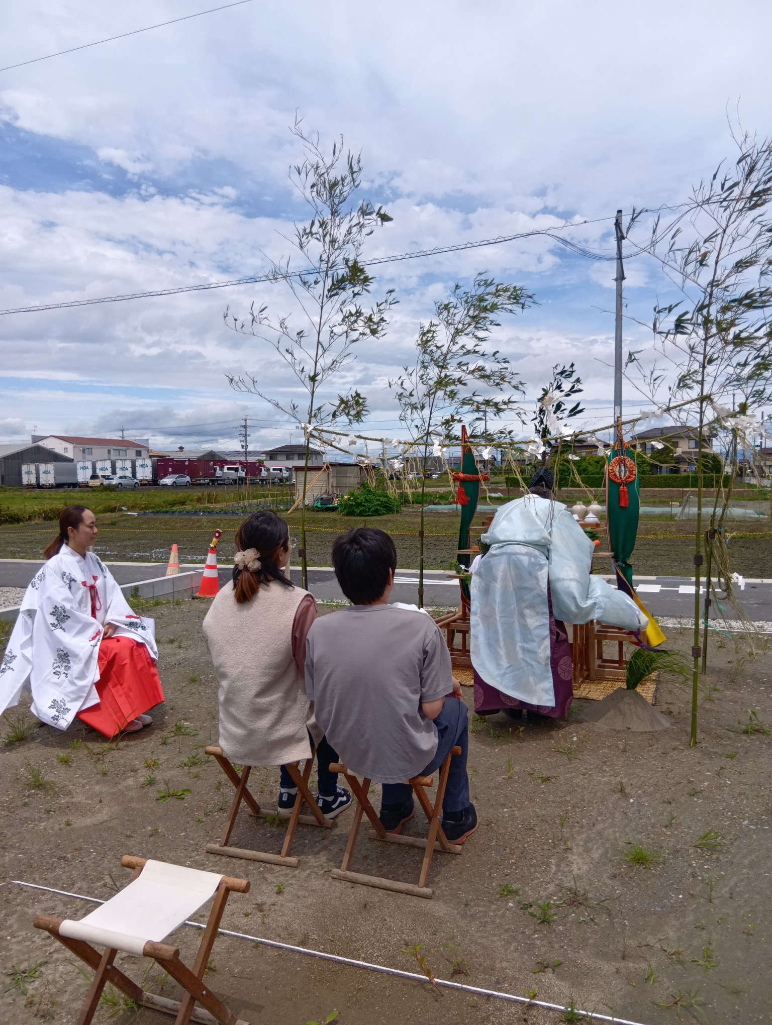 地鎮祭おめでとうございます！