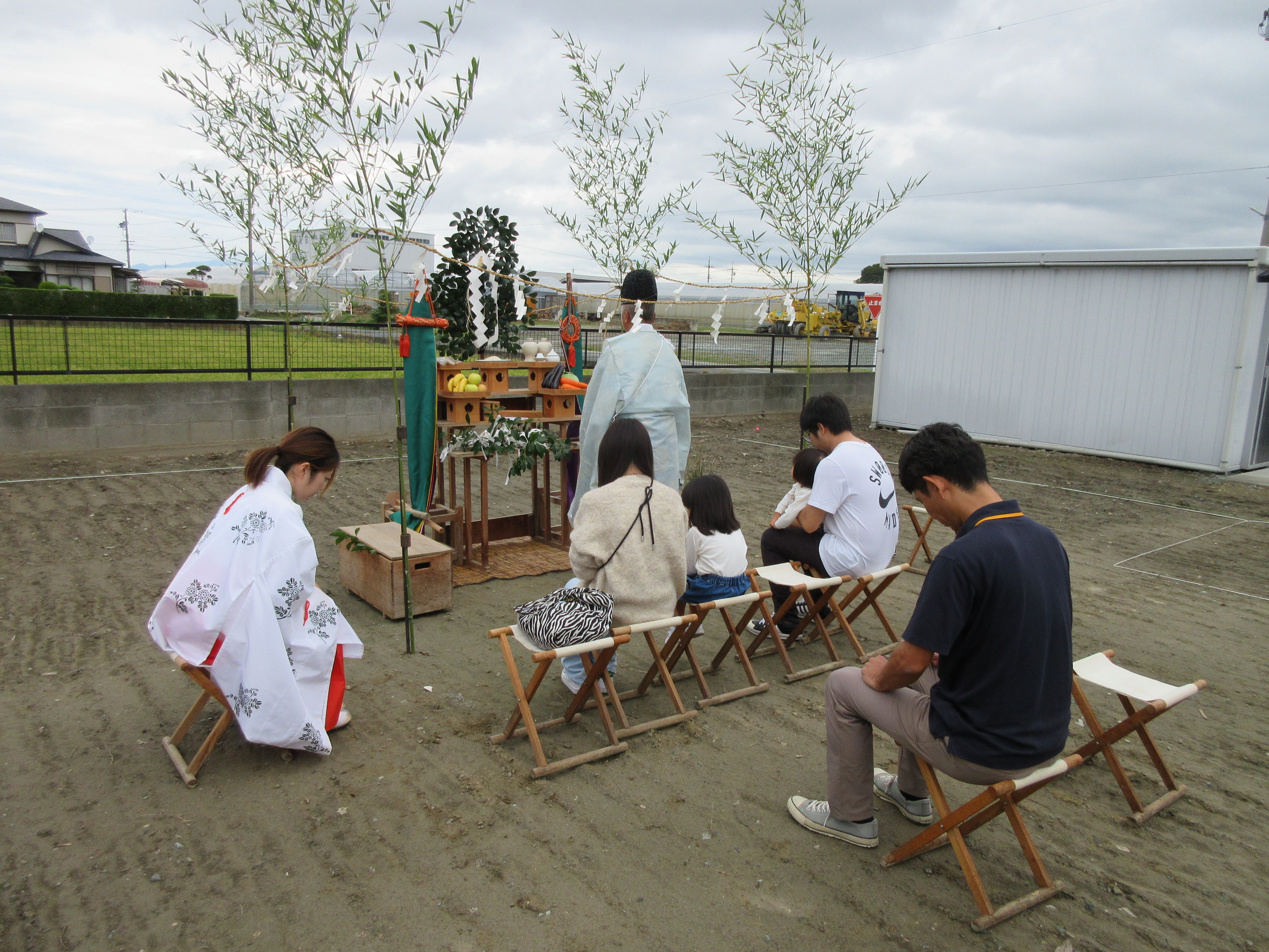 地鎮祭おめでとうございます