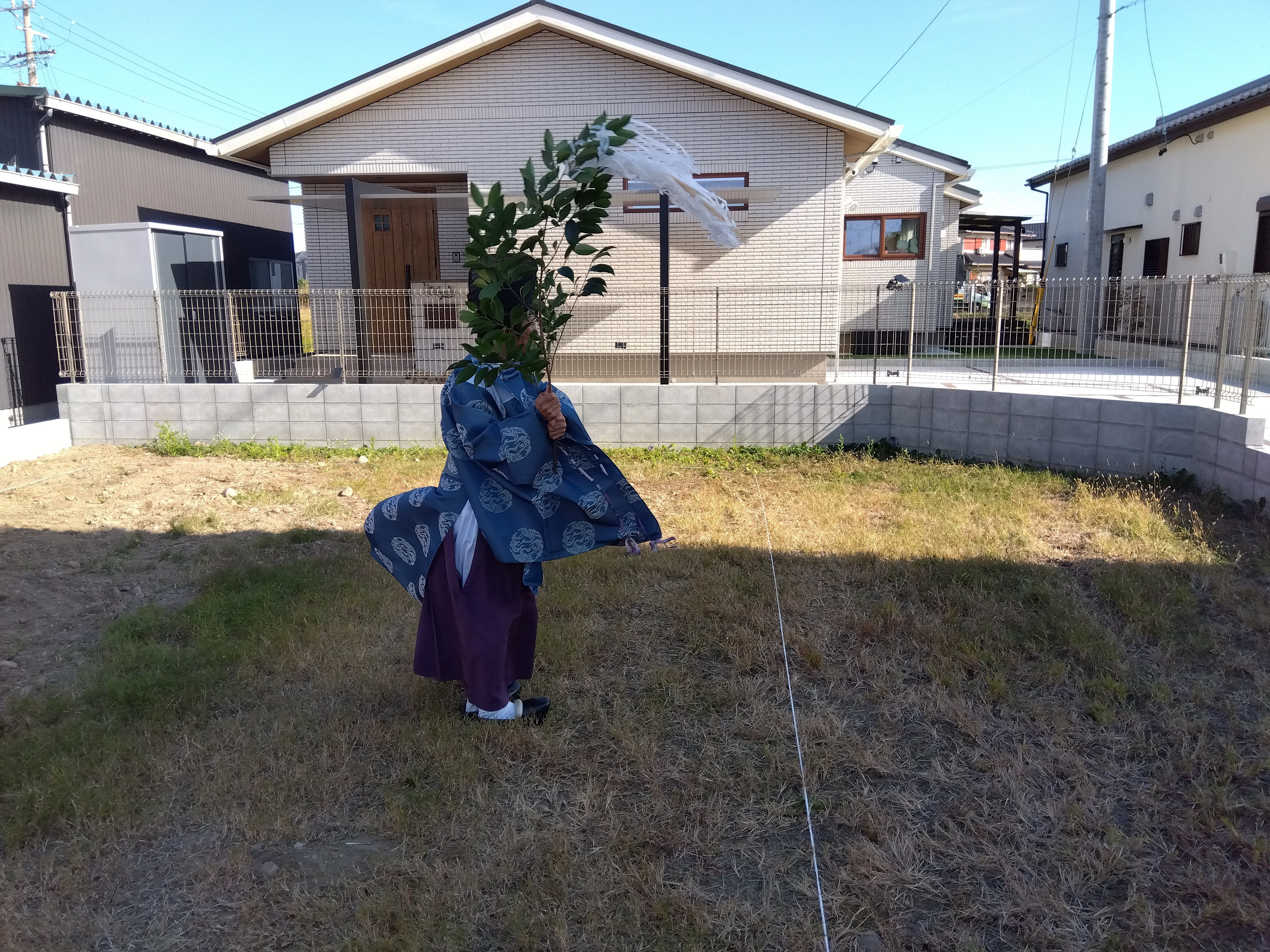 地鎮祭おめでとうございます！