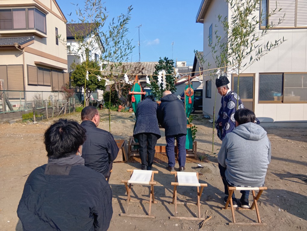 地鎮祭おめでとうございます！