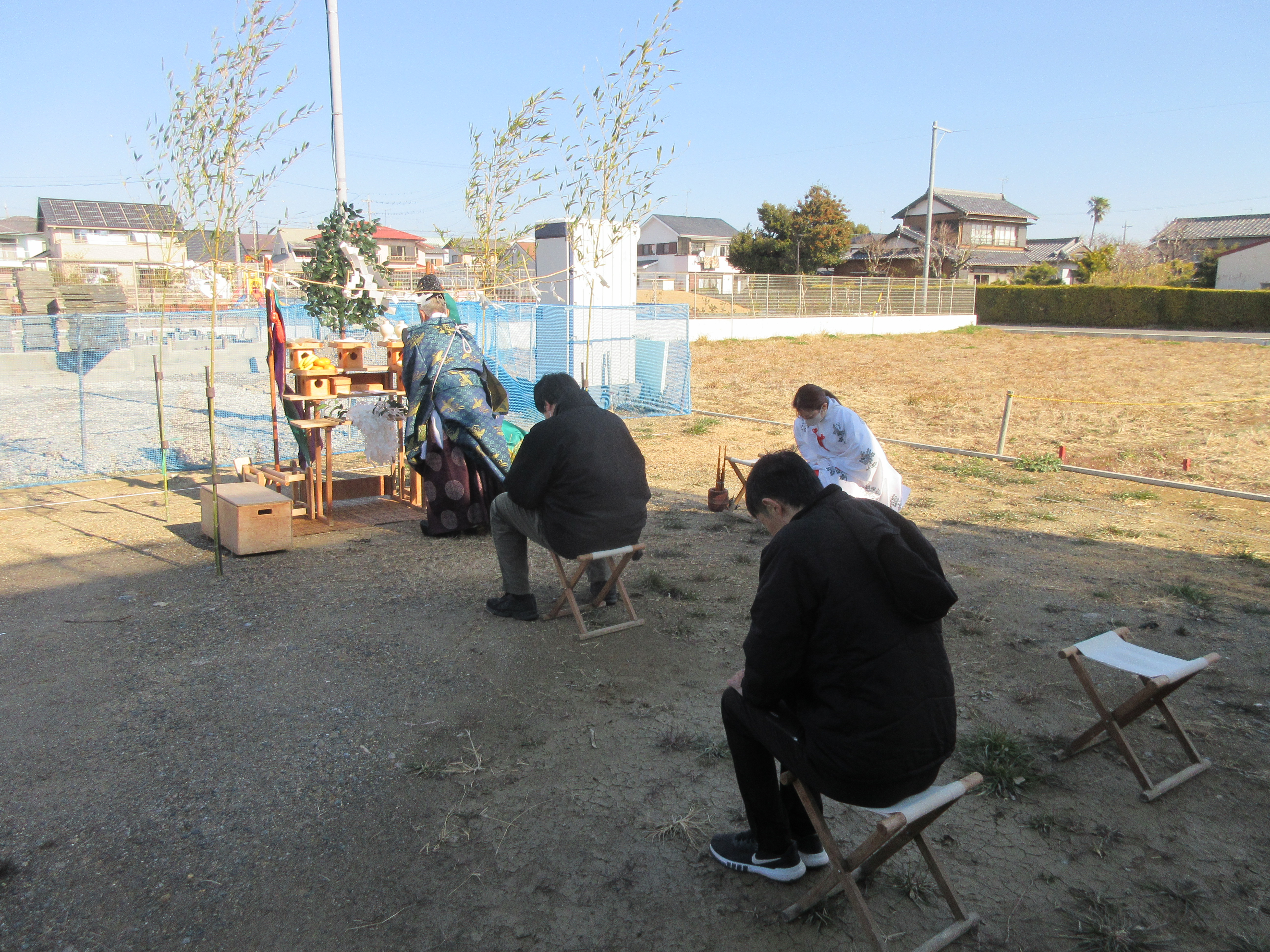 地鎮祭おめでとうございます