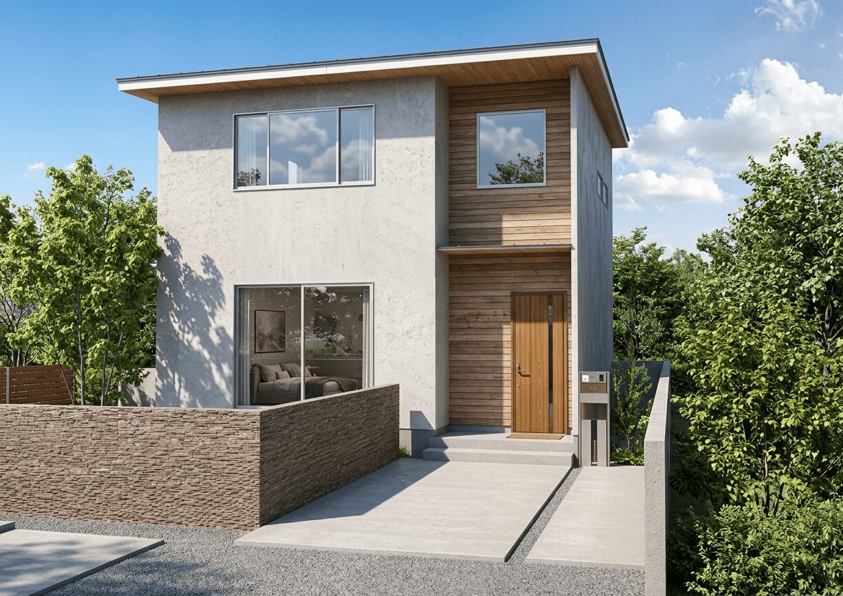 浜松市西美薗｜8.1帖の土間がある家「S CUBO」モデルハウス建設スタート