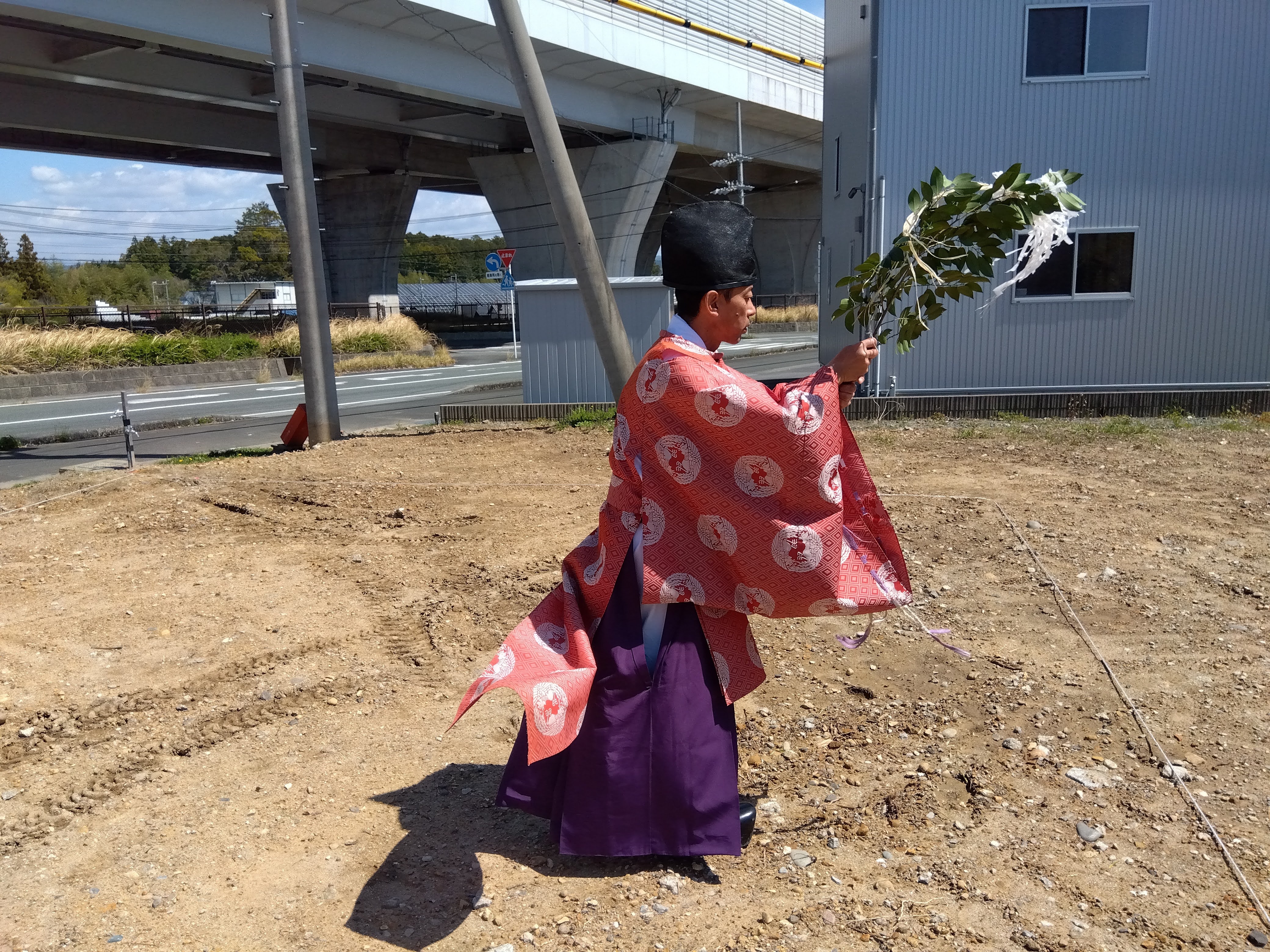 地鎮祭おめでとうございます！